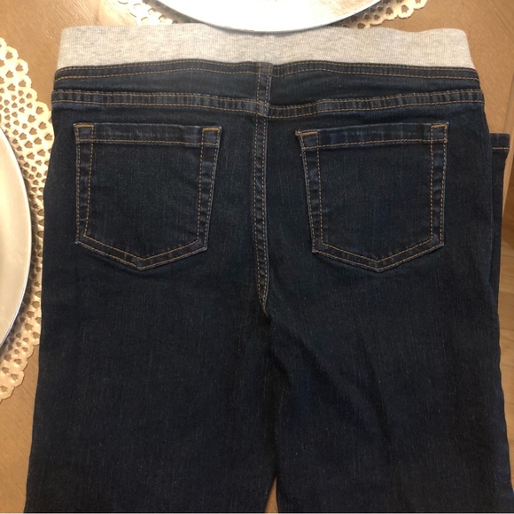 Wonder Nation Girls Dark Denim Wash Jean Jeggings - Picture 4 of 4